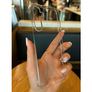 Samsung Galaxy S24 Fe Sararmaz Şeffaf Kılıf Sert Pc Ultra Ince Kamera Koruma Çıkıntılı