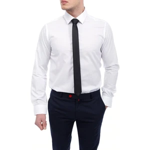 Beyaz Extra Slim Fit Uzun Kol Erkek Gömlek