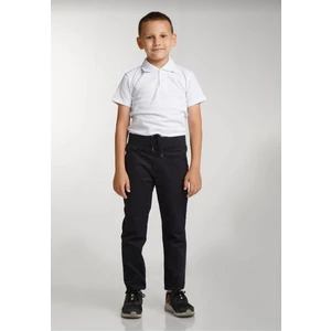 Beli Ribanalı Tam Lastikli Kanvas Kumaş Okul Pantolon