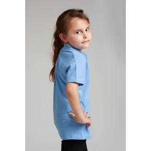 Unısex Çocuk Polo Yaka Kısa Kol Okul T-Shirt