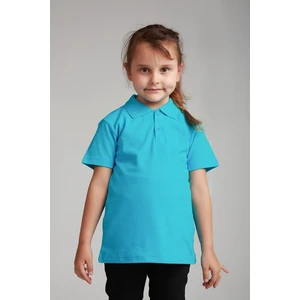 Unısex Çocuk Polo Yaka Kısa Kol Okul T-Shirt