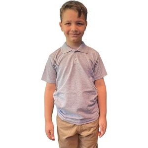 Unısex Çocuk Polo Yaka Kısa Kol Okul T-Shirt