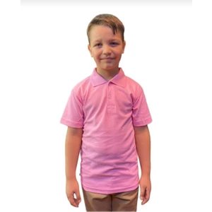 Unısex Çocuk Polo Yaka Kısa Kol Okul T-Shirt