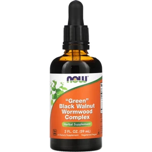 Now Foods Green Black Walnut Wormwood Complex, 2 Fl Oz (59 ml)