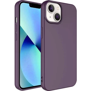 Apple iPhone 14 Kılıf Mbtm Kamera Korumalı Mara Laaakan Kapak-Derin Mor