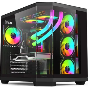 V950 Black 7 x Argb Fan 750W 80+Bronze Gaming Case (426*285*380MM)
