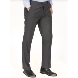 Erkek Füme Klasik Kesim Kumaş Pantolon