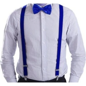 Çocuk Mavi Askı Papyon Takımı