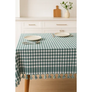 Mira Home 170 x 170 Pötikare Yer Sofra Bezi Piknik Masa Örtüsü Saçaklı