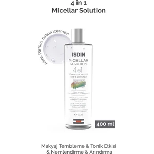 Micellar Solution 400  ml Makyaj Temizlemeye ve Arınmış Cilt Görünümüne Yardımcı Su