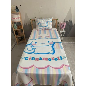 Cınnamoroll Bebek ve Çocuk Baza Pike Takımı ve Yastık Kılıfı ( Tek Kişilik )