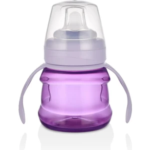 KiKindy Damlatmaz Egitici Su Alıştırma Bardağı 200 ml 6+ Ay - Baby Purple
