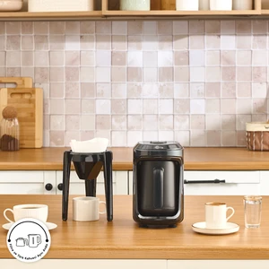 Hatır Hüp 2 In 1 Türk Kahve Makinesi / Filtre Kahve Makinesi Black