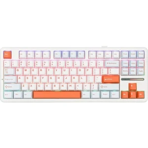 F87 Pro White Blue Leobog Nimbus V3 Switch Rgb Kablosuz Hotswap Mekanik Gaming Klavye