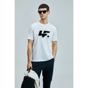 Pamuk Karışımlı Regular Fit Bisiklet Yaka Logolu T Shirt Erkek T Shirt 111020243