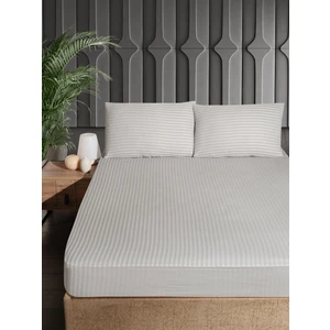 Ç.k Pamuk Saten Çarşaf Seti 160X200 H 30CM 50X70 2 Adet Taş