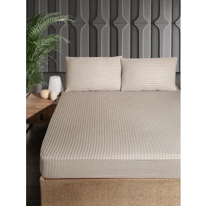 Ç.k Pamuk Saten Çarşaf Seti 160X200 H 30CM 50X70 2 Adet Kapiçino