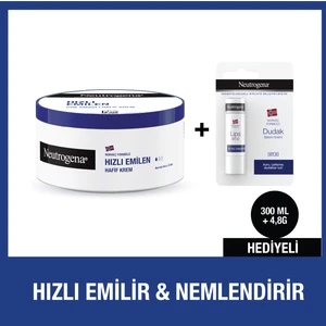 Hızlı Emilen 300 ml Krem + Dudak Kremi Hediye
