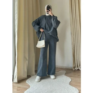 9033-9034 - Şık Rahat 2 Iplik Soft Yıkama Salaş Kadın Takım