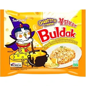 Buldak Quattro Cheese Ramen Noodle 140 gr