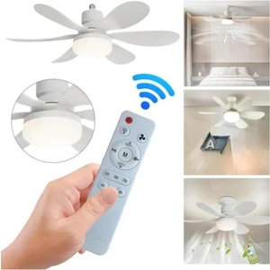 Yeni 2ın1 Goes LED Işık ve Fan Sessiz 3 Renk Modu ve 3 Hız Modu Kumandalı Tavan Vantilatörü