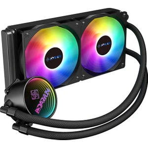 Cix 240MM Argb Sıvı Soğutma 2X12CM Fan Amd*intel Uyumlu Yüksek Performanslı Işlemci Soğutucusu