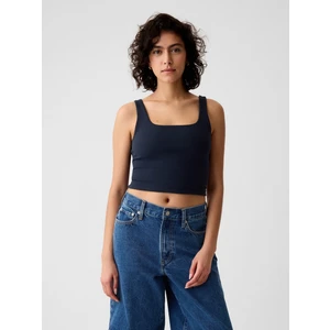Kadın Lacivert Compact Jersey Crop Atlet