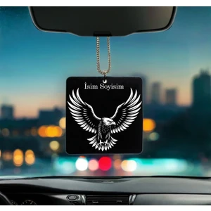 Kartal Desenli Kişiye Özel Isimli Pleksi Dikiz Ayna Süsü Pld-67