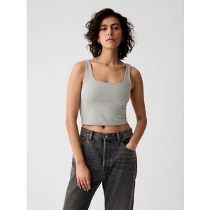 Kadın Gri Compact Jersey Crop Atlet