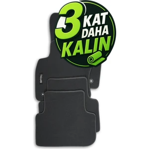 Velurpro Volkswagen Tiguan 2016-2024 Araca Özel Halı Paspas Araba Halısı Oto Paspas