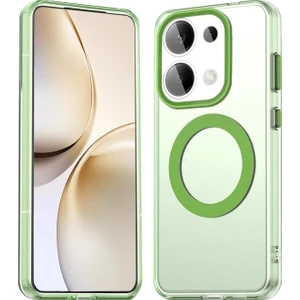 Xiaomi Redmi Note 13 Pro 4g Kılıf Kamera Çıkıntılı Mat Magsafe Şarj Özellikli Kenarları Renkli Premium Sert Kapak