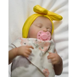 Bebeğin Için En Konforlu Bandana, ,0-2 Yaş Yazlık %100 Yerli Üretim Kız Bebek Penye Fiyonk Bandana