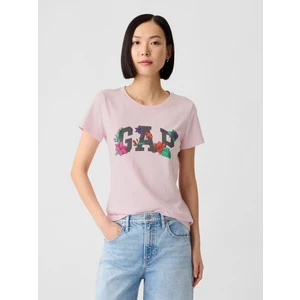 Kadın Pembe Gap Logo T-Shirt