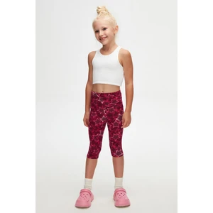 Pointing Stars Kız Çocuk Desenli Diz Altı Tayt Kapri