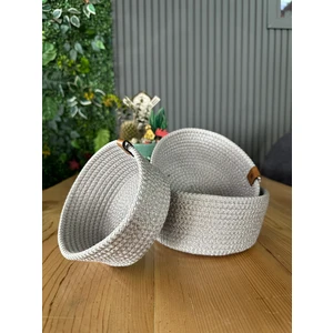 Doğal 3'lü Sepet Organizer