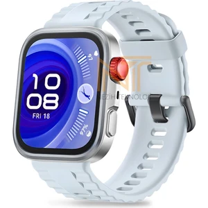 Huawei Watch Fit 4 Pro / Fit 4 / Fit 3 Uyumlu Siyah Tokalı Lansman Silikon Kordon