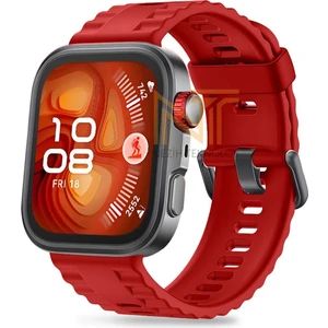 Huawei Watch Fit 4 Pro / Fit 4 / Fit 3 Uyumlu Siyah Tokalı Lansman Silikon Kordon