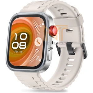 Huawei Watch Fit 4 Pro / Fit 4 / Fit 3 Uyumlu Siyah Tokalı Lansman Silikon Kordon
