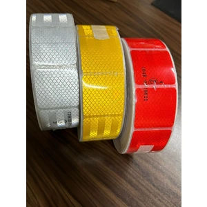 50 Metre 5,5mm Sarı  PARÇALI Şerit Reflektör Tüvtürk Uyumlu