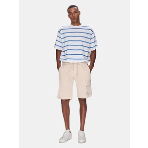 Erkek Basıc Midi Regular Gabardin Bej Şort