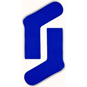 Carnaval Socks Düz Mavi Desensiz Renkli Spor Çorap
