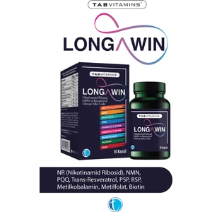Longawin 30 Bitkisel Kapsül NR Nikotinamid Ribosid NMN Resveratrol PQQ