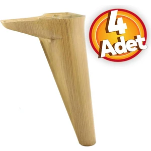 Mobilya Kanepe Koltuk Ayağı Baza Ayak Kahverengi 15 cm (4 Adet)