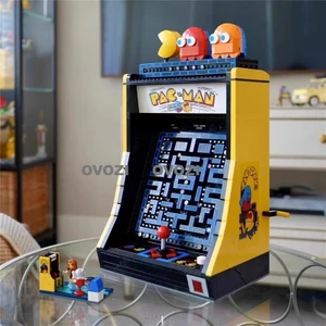 Ovozı Pac-Man Yapı Taşı Modeli Fikirler Serisi Oyun Konsolu Montajlı Oyuncaklar (Yurt Dışından)
