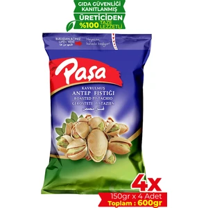 Paşa Kuruyemiş Paşa Antep Fıstığı 150 gr x 4 Adet (1. Kalite)
