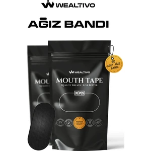 60’lı Uyku Ağız Bandı - Mouth-Tape Ağız Kapama Bandı, Horlamayı Azaltıcı Bant