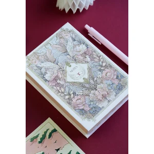 Victoria's Journals Masa Üstü Sert Kapaklı Notluk. 80 Gram Ivory Kağıt , 340 Yaprak. 11X15,8 Cm. Renkli Kenar.