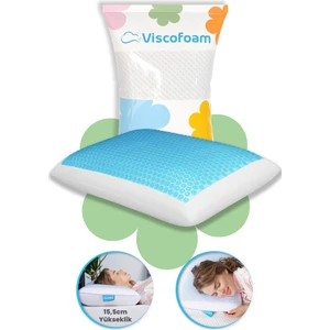 Bonni Terletmeyen Ortopedik Yastık Serinleten Visco Yastık Jelli Yastık 59x39x15.5cm