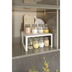Metal Mutfak Dolap Içi Raf Düzenleyici Büyük Boy Beyaz Tezgah Üstü Düzenleyici Metal Organizer