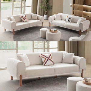 Edsy Home Armoni 3+3 Koltuk Takımı Krem